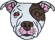 pitbull lover pitty embroidered patch logo