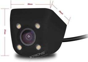 img 1 attached to Enhance Parking Safety with the XTRONS Car Rear View Reversing Backup Parking Camera 170° LED White Light