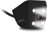 enhance parking safety with the xtrons car rear view reversing backup parking camera 170° led white light logo