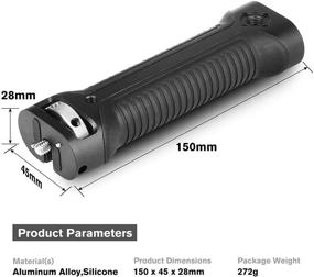 img 2 attached to 🔧 Enhance Your Weebill S Experience with Eachrig Handle Grip: 1/4 3/8 Mounting Holes, Cold Shoe Extension Monitor Mount Included