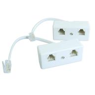 longdex telephone splitter modular adapters logo