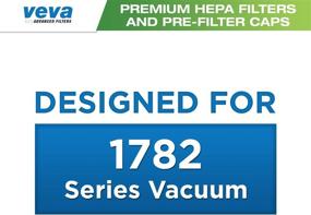 img 1 attached to 🔍 VEVA Premium Vacuum Filter Set - 12 HEPA Filters & Covers for Bissell 1782 Pet Hair Eraser Cordless Hand Vac