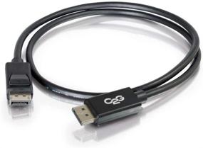 img 3 attached to 🔌 C2G Display Port Cable 8K: Male to Male, Black, 6 Feet (1.82 Meters) - Cables to Go 54401