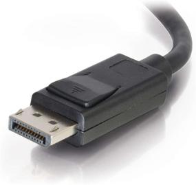 img 1 attached to 🔌 C2G Display Port Cable 8K: Male to Male, Black, 6 Feet (1.82 Meters) - Cables to Go 54401