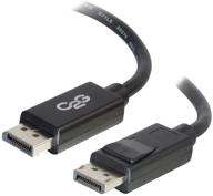 🔌 c2g display port cable 8k: male to male, black, 6 feet (1.82 meters) - cables to go 54401 logo