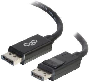 img 4 attached to 🔌 C2G Display Port Cable 8K: Male to Male, Black, 6 Feet (1.82 Meters) - Cables to Go 54401