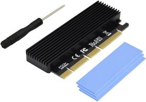 img 4 attached to ADWITS адаптер PCIe 3.0 x16 для NVMe/AHCI SSD с радиатором - форм-фактор M.2 (2230/2242/2260/2280)