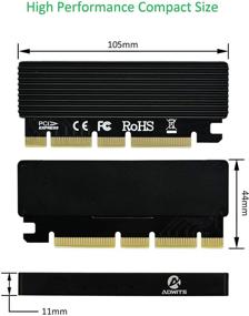 img 2 attached to ADWITS адаптер PCIe 3.0 x16 для NVMe/AHCI SSD с радиатором - форм-фактор M.2 (2230/2242/2260/2280)