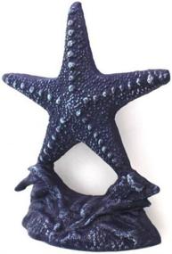 img 3 attached to Hampton Nautical K 0155 Solid Dark Blue Starfish Stopper