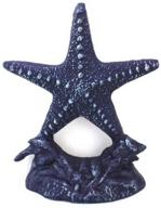 hampton nautical k 0155 solid dark blue starfish stopper logo