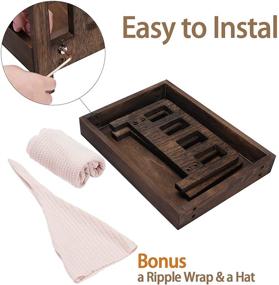 img 2 attached to 📷 Capture the Perfect Moments with the Newborn Photography Bed Set - Ripple Wrap, Hat, and Wooden Prop Bed in Brown