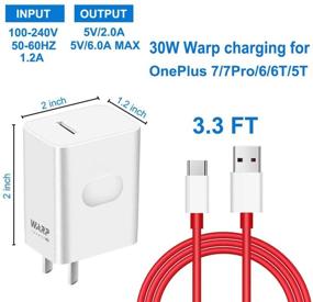 img 3 attached to OnePlus 8 Pro Warp Charger: Fast 30W Rapid Charging Adapter for OnePlus Devices (White)