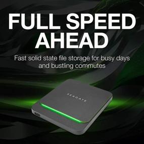 img 3 attached to Seagate Barracuda Fast SSD 500GB Портативный внешний твердотельный накопитель – USB-C USB 3.0 для ПК, Mac, Xbox и PS4 - Включает 3-летний сервис по восстановлению данных (STJM500400)