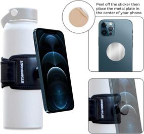 img 3 attached to Self-Buddy HYDRO - Smartphone Holder for Fitness Water Bottle - Workout & Running Sleeve - Water Bottle Phone Storage Solution