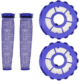 img 4 attached to 🔍 Lemige Post-Motor & Pre-Motor Filter Replacement Kit for Dyson DC40 Vacuums - 2 Pack Each, Compatible with Part 923587-02 & 922676-01