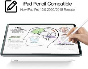 img 3 attached to Benazcap iPad Pro 12.9 Screen Protector [2021 Upgrade] - 2 Pack, High Definition, 9H Tempered Glass, iPad Pencil Support - for iPad Pro 12.9 3rd/4th Generation (2020/2018)