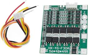 img 3 attached to High Performance 14.8V 4S 30A 18650 Lithium Battery BMS PCB: Advanced Integrated Circuits Protection Board