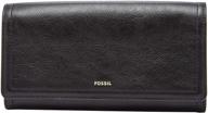 👜 fossil logan rfid clutch - women's handbags & wallets with hearts for enhanced wallets security logo