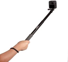 img 4 attached to 📸 JOBY TelePod Sport: Ultimate Telescoping Tripod Handgrip and Selfie Stick for Action and 360 Cameras, Ideal for Vlogging and Content Creation