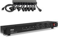 💻 pyle black 19-outlet 1u rackmount pdu with surge protector & usb charge ports - pco865 logo
