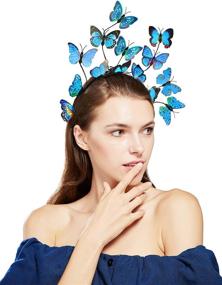 img 2 attached to Coucoland Butterfly Fascinator Headpiece Accessories Women's Accessories for Special Occasion Accessories