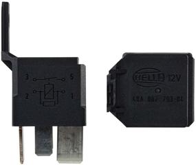 img 1 attached to ⚡ Hella 007793041 12V 50A SPST Mini ISO Relay with Mounting Bracket