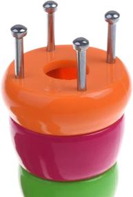 img 1 attached to 🧶 Beautyflier French Knitter Spool for Plastic Handy Knitting - 4 Peg Prong