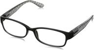 👓 foster grant women's kyra square reading glasses - enhance your reading experience with style and sophistication logo