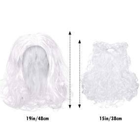 img 1 attached to 🎅 Santa Claus Christmas Costume in White