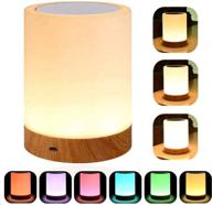 🔦 ysd touch lamp: rechargeable bedside & table lamp, adjustable brightness, dimmable color, portable night light for bedroom and living room логотип