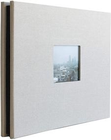 img 3 attached to 📔 Kolo Newport 8.5x11 Refillable Scrapbook: Perfect for Wedding Albums and Baby Books - Platinum