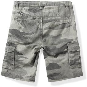 img 3 attached to 👖 OCHENTA Military Bottoms: Stylish Army Shorts with Multiple Pockets - Perfect Boys' Clothing