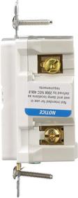 img 2 attached to 🔒 Enhanced Safety TRSGF15W Tamper Resistant Duplex Receptacle - Ultimate Protection for Your Outlets