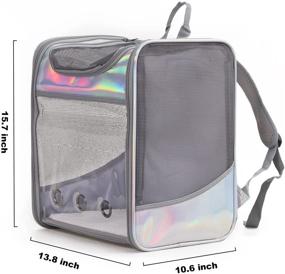 img 1 attached to TISENPET Carrier Backpack Foldable Airline Approved