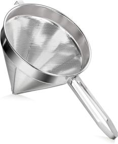 img 4 attached to 🔍 18/8 Stainless Steel China Cap Strainer by New Star Foodservice - 12-Inch, Fine Mesh