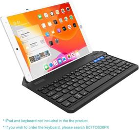 img 3 attached to 💼 Arteck HC220 Protective Case & Stand for HB220B Bluetooth Keyboard (keyboard sold separately)