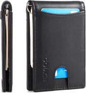 falan mule wallets，slim blocking minimalist logo