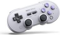 🎮 8bitdo sn30 pro bluetooth gamepad (sn30 pro-sn): enhanced gameplay with joysticks, rumble vibration for windows, mac os, android, steam, switch, and more logo