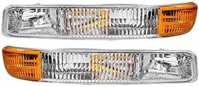 img 3 attached to 🚦 Pair of Park Signal Lights for Sierra 99-07 Yukon XL and 00-06 (2000-2006) Models