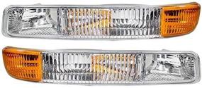 img 1 attached to 🚦 Pair of Park Signal Lights for Sierra 99-07 Yukon XL and 00-06 (2000-2006) Models