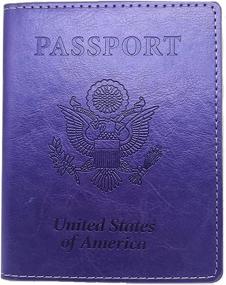 img 4 attached to Бумажники для паспорта Кожаные держатели для вакцин