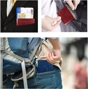img 1 attached to Бумажники для паспорта Кожаные держатели для вакцин