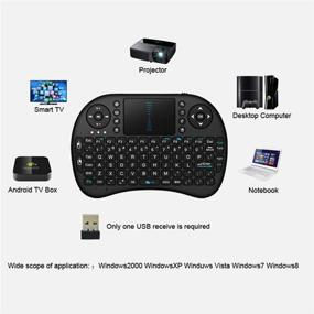 img 3 attached to Mini Wireless Keyboard Controller Compatible