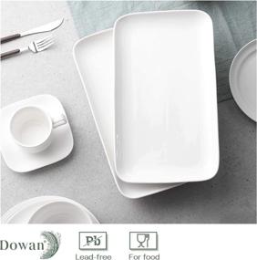 img 3 attached to 🍽️ DOWAN Platters: Effortlessly Serve and Clean Dishwasher-Safe Desserts and Appetizers