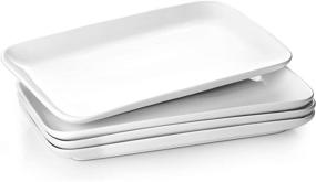 img 4 attached to 🍽️ DOWAN Platters: Effortlessly Serve and Clean Dishwasher-Safe Desserts and Appetizers