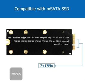 img 1 attached to 🔧 GODSHARK mSATA to A1398 A1425 (2012 & Early 2013) Adapter for MacBook Pro Retina SSD Replacement - Mini PCIe SATA SSD Converter Card: Enhanced SEO