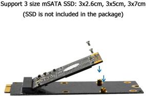 img 2 attached to 🔧 GODSHARK mSATA to A1398 A1425 (2012 & Early 2013) Adapter for MacBook Pro Retina SSD Replacement - Mini PCIe SATA SSD Converter Card: Enhanced SEO