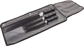 img 3 attached to 🔪 Oklahoma Joe's Blacksmith 3-Piece Knife Set: Premium Quality in Sleek Gray Design