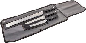 img 4 attached to 🔪 Oklahoma Joe's Blacksmith 3-Piece Knife Set: Premium Quality in Sleek Gray Design