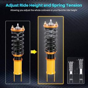 img 2 attached to Coilovers For Honda Civic 1988-2000 EK EJ EM EG EE EF EC EH Coil Spring Over Shock Suspension Struts Adjustable Height Front Rear